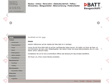 Tablet Screenshot of battbau.ch